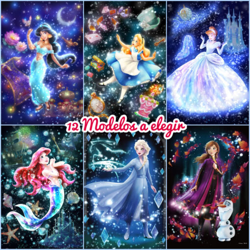 Art Crystal Jigsaw Puzzle Estilo Vidriera Disney Twinkle Showers Collection 266pzs (12 modelos a elegir – Precio unitario) - Imagen 2