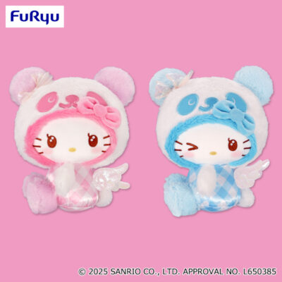 Set 2 Peluches BIG Emocute Angel Hello Kitty