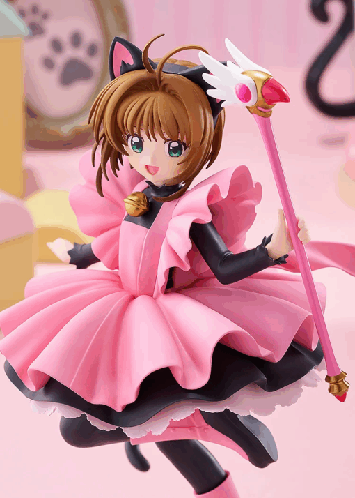 POP UP PARADE (L) Sakura Kinomoto: Black Cat Costume Ver. - Imagen 4