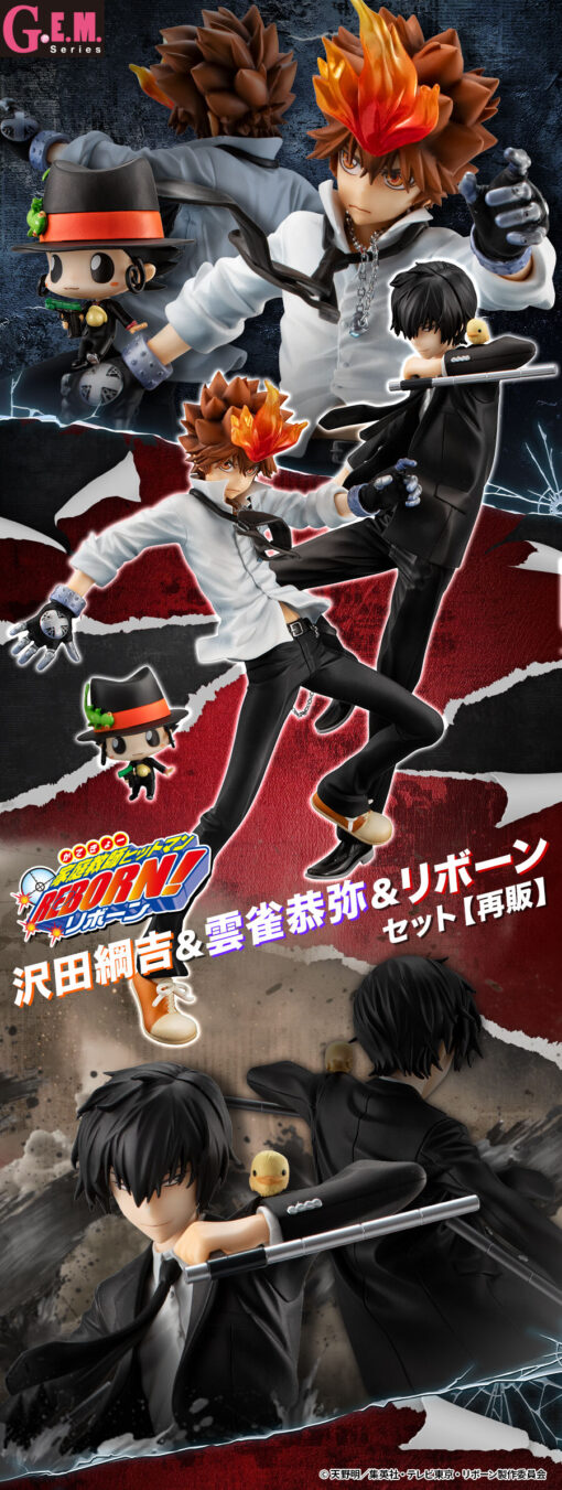 G.E.M.Series Tsunayoshi Sawada & Kyoya Hibari & Reborn (Re-edición) *Edición Limitada* - Imagen 2