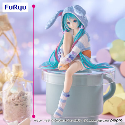 Noodle Stopper Figure Hatsune Miku Usamimi Pajama Blue Ver.