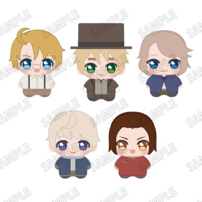 BOX 5 Mini Charm Plush Mascot Hetalia Vol.2 (INDIVISIBLE)