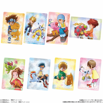 BOX 20 Digimon Visual Art Metallic Card & Wafers Vol.1 (INDIVISIBLE)