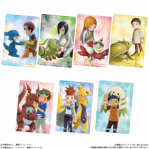BOX 20 Digimon Visual Art Metallic Card & Wafers Vol.1 (INDIVISIBLE) - Imagen 2