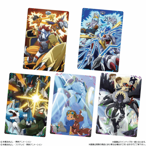 BOX 20 Digimon Visual Art Metallic Card & Wafers Vol.1 (INDIVISIBLE) - Imagen 5