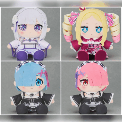 PLUSHIE RE:ZERO Starting Life In Another World (4 modelos a elegir – Precio unitario)