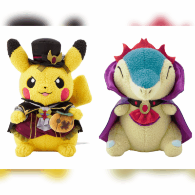 Peluche Pokémon Center Japan Halloween 2025 Ghost Chateau Pikachu & Cyndaquil *Edición Limitada* (2 modelos a elegir - Precio unitario)