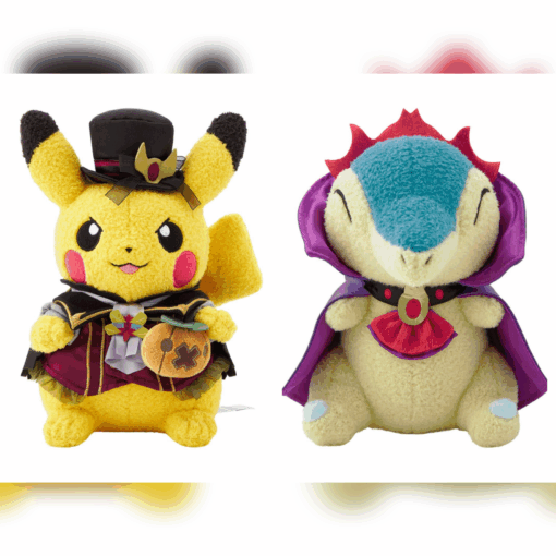 Peluche Pokémon Center Japan Halloween 2025 Ghost Chateau Pikachu & Cyndaquil *Edición Limitada* (2 modelos a elegir - Precio unitario)