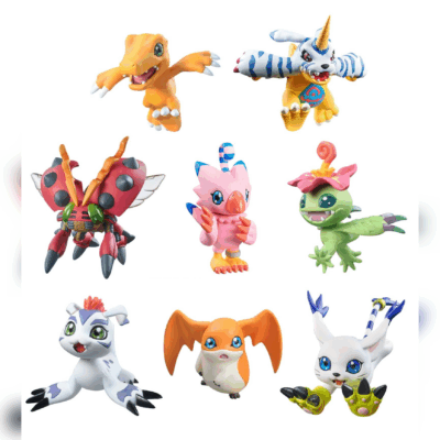 Set 8 DIGICOLLE MIX Digimon Adventure Mini Figure Collection (INDIVISIBLE) (Re-edición)