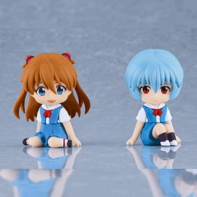 Nendoroid Plus: Asuka Shikinami Langley & Rei Ayanami Rubber Mascot (Precio unitario - 2 modelos a elegir)