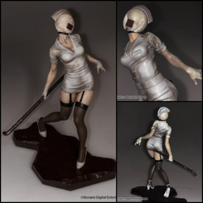 Konami Prize Figure Bubble Head Nurse