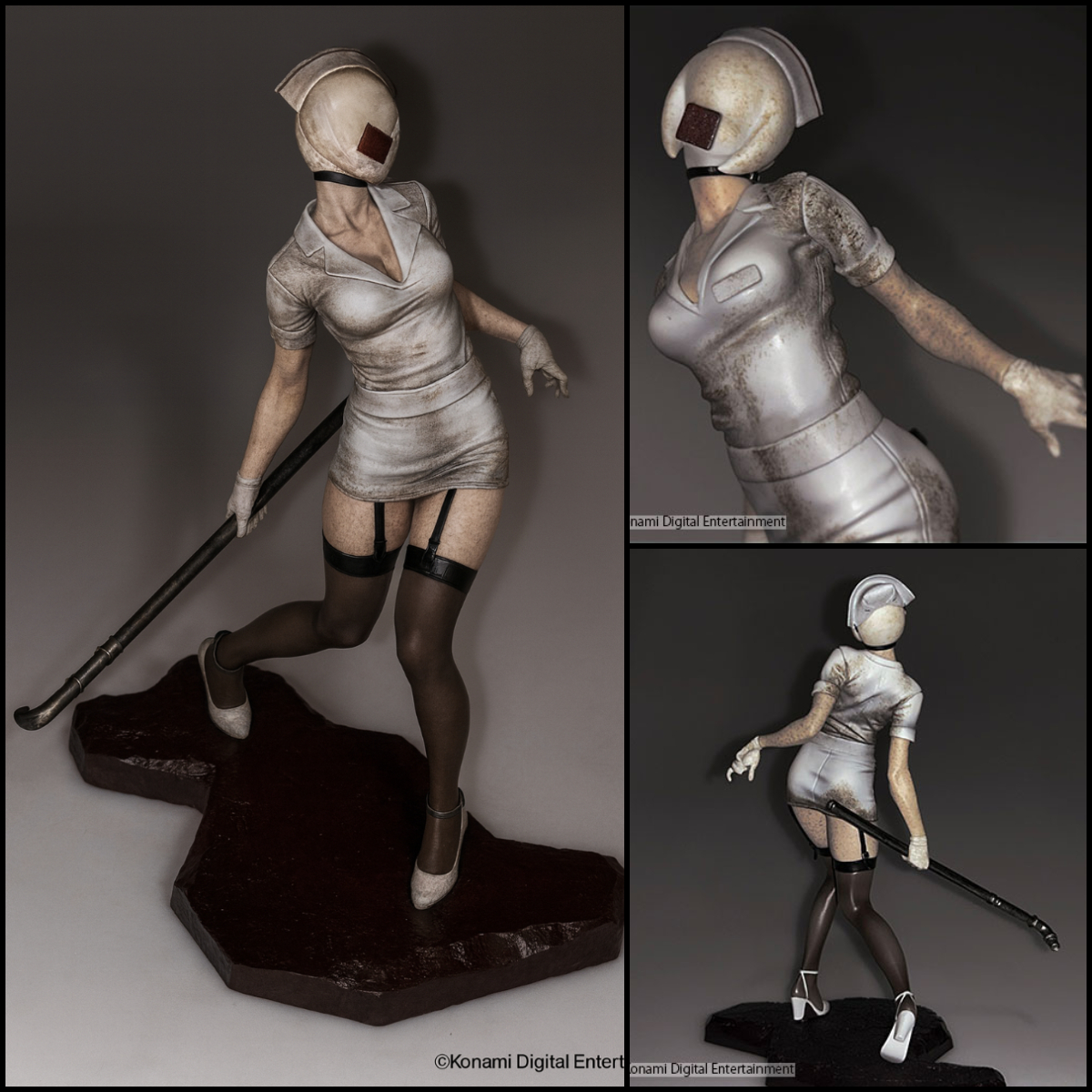 Konami Prize Figure Bubble Head Nurse