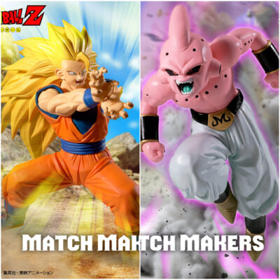 PACK 2 MATCH MAKERS Son Goku SSJ3 VS Majin Buu (Pure)