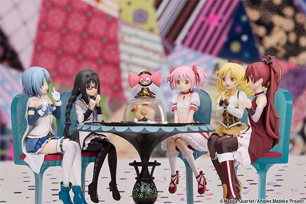 Puella Magi Madoka Magica Tea Party Cake Song Ver Complete 5 Set *Edición Limitada* - Imagen 2