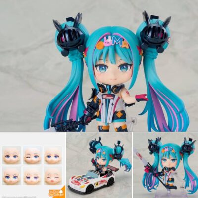 Nendoroid Racing Miku: 2026 Ver. *Edición Limitada + Bonus Set 6 Nendoroid More Face*