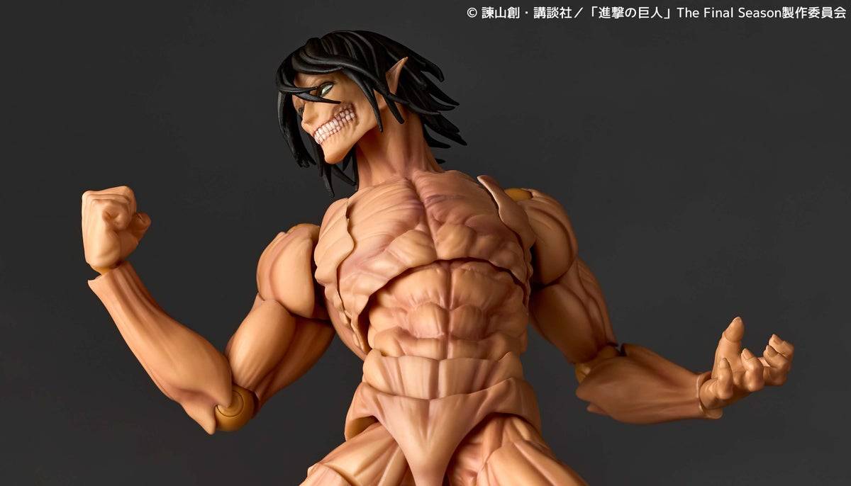 Revoltech Amazing Yamaguchi Eren Jaeger Attack Titan Ver. *Edición Limitada + Bonus* (Re-edición) - Imagen 4