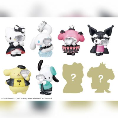 BLIND BOX 8 PeriHapi! Mini Figures Collection Hello Kitty and Friends Hide & Seek Jewelry Dress Ver. (INDIVISIBLE)