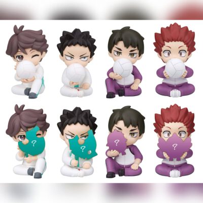 BLIND BOX 8 PeriHapi! Mini Figures Collection Hide & Seek Haikyuu!! Aoba Johsai High & Shiratorizawa Academy (INDIVISIBLE)