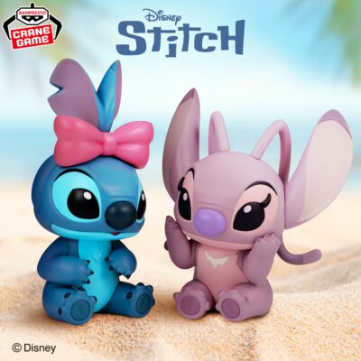 Disney Character Figure Stitch Ribbon & Angel (Precio unitario - 2 modelos a elegir)